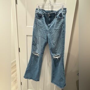 American Eagle Outfitters Light Blue Flare Jeans